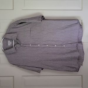 J. Crew men's micro check cotton button down short sleeve shirt sz xxl